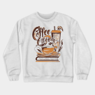 Book Lover's Coffee Break Essentials Crewneck Sweatshirt