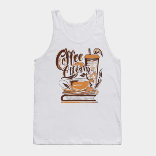 Book Lover's Coffee Break Essentials Tank Top