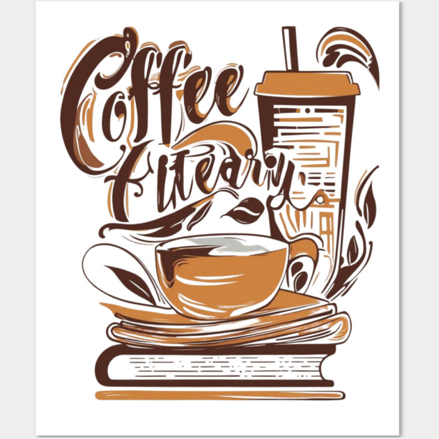 Book Lover's Coffee Break Essentials Wall Art by SR8891