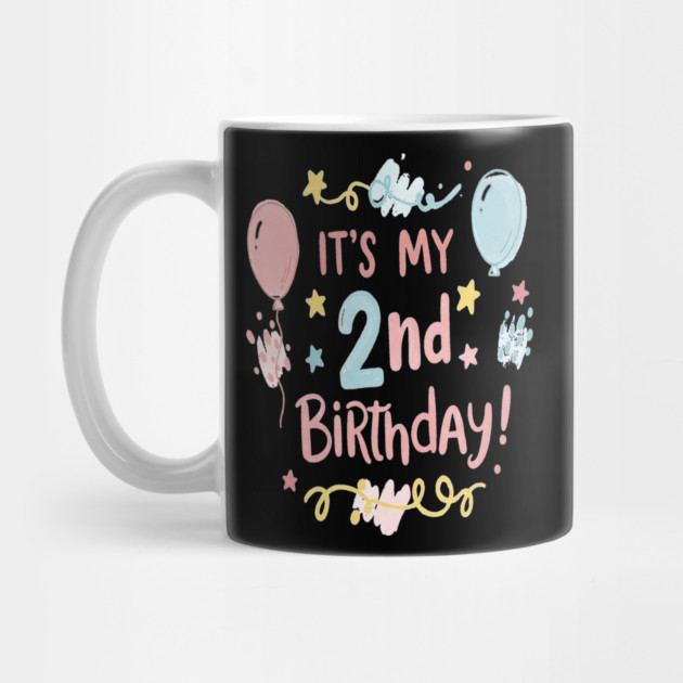 Two-riffic Birthday Tee - Level 2 Unlocked! Festive Second Birthday Fun by OUTFITPAW