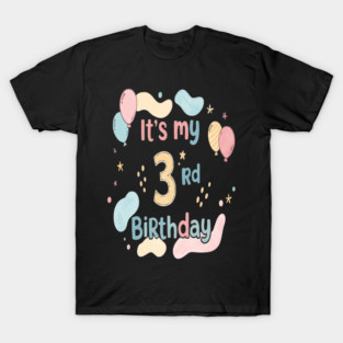 Threenager Birthday Tee - Officially Triple the Trouble - Playful Third Birthday Bash T-Shirt