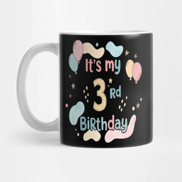 Threenager Birthday Tee - Officially Triple the Trouble - Playful Third Birthday Bash by OUTFITPAW