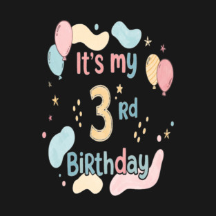 Threenager Birthday Tee - Officially Triple the Trouble - Playful Third Birthday Bash T-Shirt