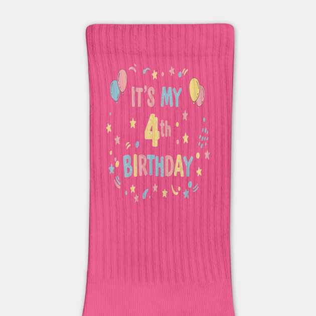 Four-tastic Birthday Tee - Officially Too Cool for Preschool - Joyful Fourth Birthday Stars by OUTFITPAW