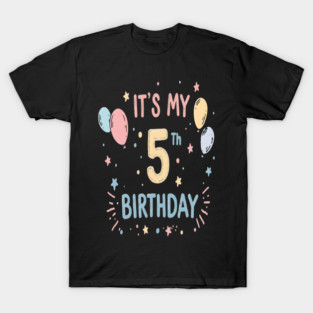 Fiver Alive Tee - Officially Big Kid Status Achieved - Fantastic Fifth Birthday Fun T-Shirt