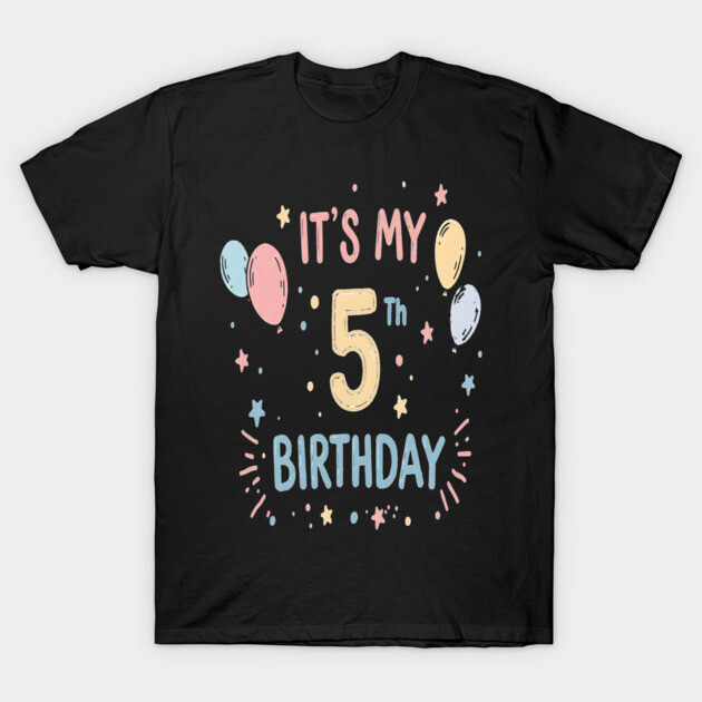 Fiver Alive Tee - Officially Big Kid Status Achieved - Fantastic Fifth Birthday Fun T-Shirt by OUTFITPAW