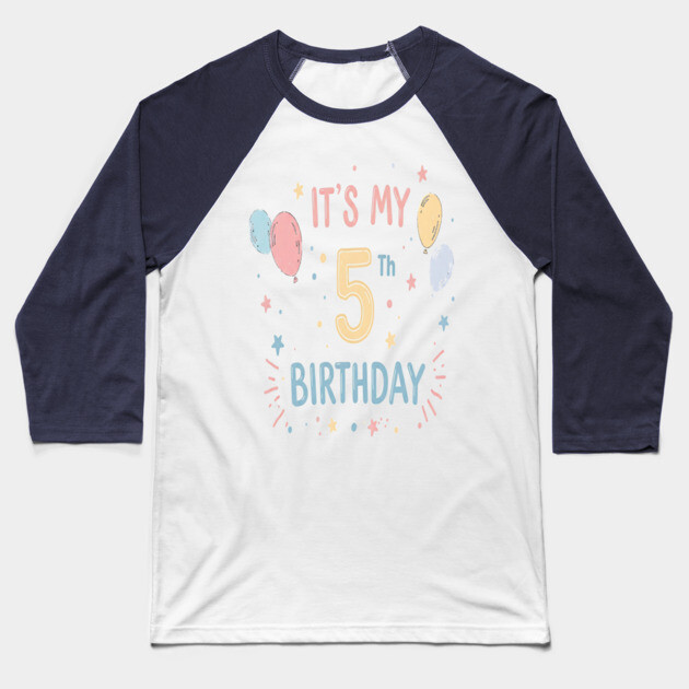 Fiver Alive Tee - Officially Big Kid Status Achieved - Fantastic Fifth Birthday Fun Baseball T-Shirt by OUTFITPAW