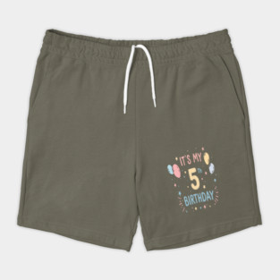 Fiver Alive Tee - Officially Big Kid Status Achieved - Fantastic Fifth Birthday Fun Shorts