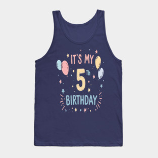 Fiver Alive Tee - Officially Big Kid Status Achieved - Fantastic Fifth Birthday Fun Tank Top