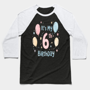 Sixth Birthday Tee - Officially Leveling Up to Awesome Sixth Birthday Party Baseball T-Shirt