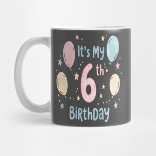 Sixth Birthday Tee - Officially Leveling Up to Awesome Sixth Birthday Party Mug