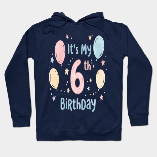 Sixth Birthday Tee - Officially Leveling Up to Awesome Sixth Birthday Party Hoodie by OUTFITPAW