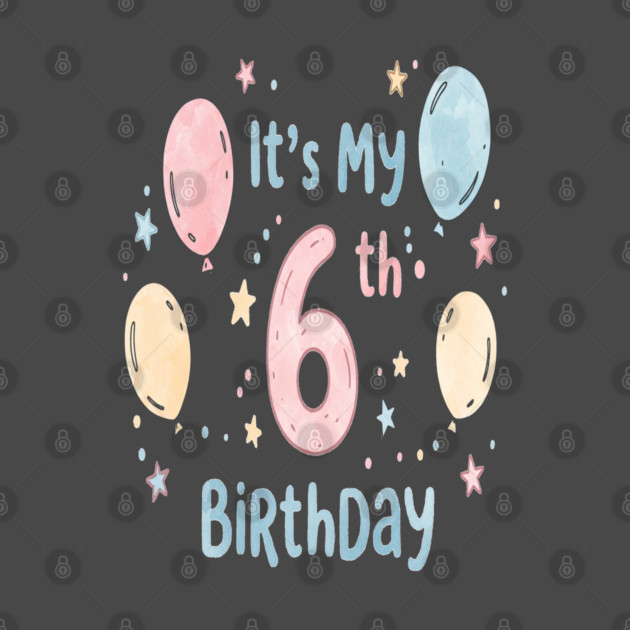 Sixth Birthday Tee - Officially Leveling Up to Awesome Sixth Birthday Party by OUTFITPAW
