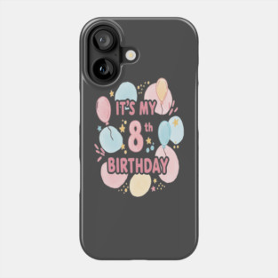 Groovy Eighth Birthday Party Eighth Birthday Tee - Officially Too Cool for Coasters. Phone Case