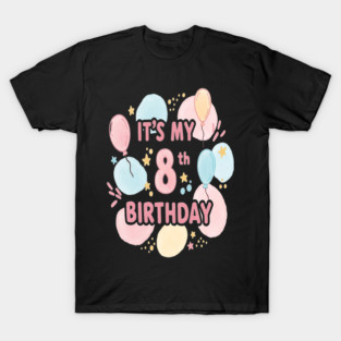 Groovy Eighth Birthday Party Eighth Birthday Tee - Officially Too Cool for Coasters. T-Shirt