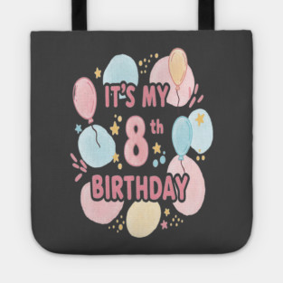 Groovy Eighth Birthday Party Eighth Birthday Tee - Officially Too Cool for Coasters. Tote