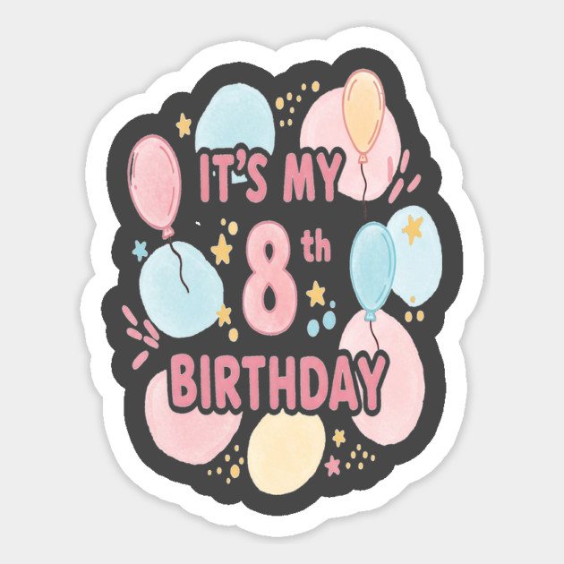Groovy Eighth Birthday Party Eighth Birthday Tee - Officially Too Cool for Coasters. Magnet by OUTFITPAW