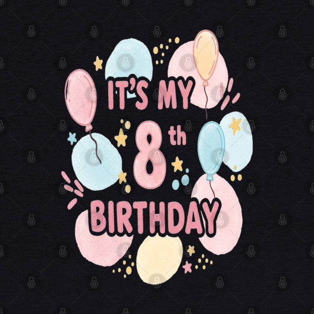 Groovy Eighth Birthday Party Eighth Birthday Tee - Officially Too Cool for Coasters. by OUTFITPAW