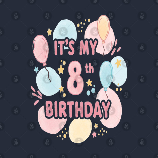 Groovy Eighth Birthday Party Eighth Birthday Tee - Officially Too Cool for Coasters. by OUTFITPAW