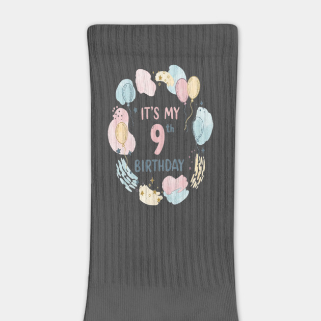 Awesome Ninth Birthday Celebration- Ninth Birthday Tee - Officially Too Smart for Sharing Toys by OUTFITPAW