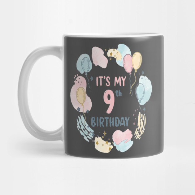 Awesome Ninth Birthday Celebration- Ninth Birthday Tee - Officially Too Smart for Sharing Toys by OUTFITPAW