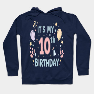 Tenth Birthday Tee - Officially Double Digits & Dangerous Hoodie