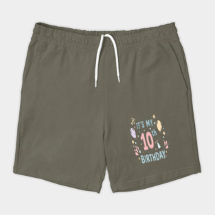 Tenth Birthday Tee - Officially Double Digits & Dangerous Shorts