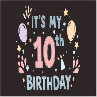 Tenth Birthday Tee - Officially Double Digits & Dangerous Posters and Art