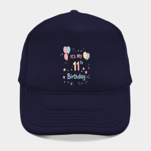 Awesome Eleventh Birthday Fun. Eleventh Birthday Tee - Officially Almost a Teenager (Scary!) Hat