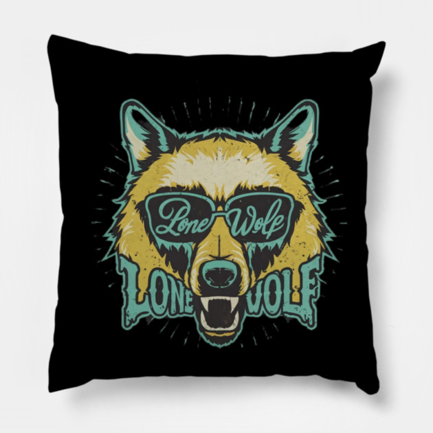 Lone Wolf. Lone Wolf can still survive! Pillow by MotiVVaTTi