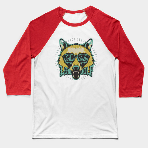 Lone Wolf. Lone Wolf can still survive! Baseball T-Shirt by MotiVVaTTi