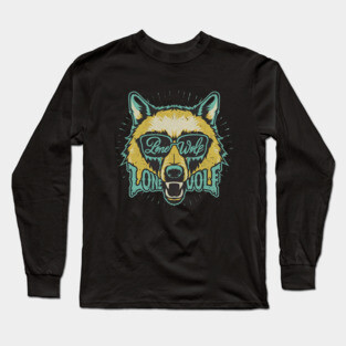 Lone Wolf. Lone Wolf can still survive! Long Sleeve T-Shirt
