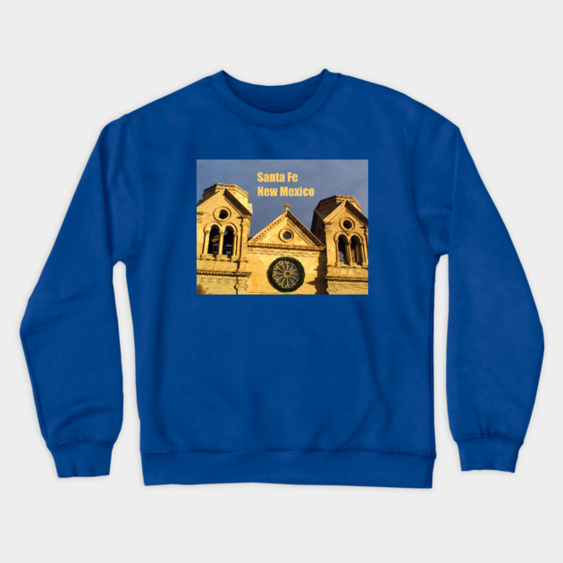 Santa Fe Cathedral Crewneck Sweatshirt by Wiley