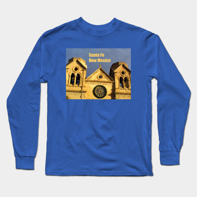 Santa Fe Cathedral Long Sleeve T-Shirt by Wiley