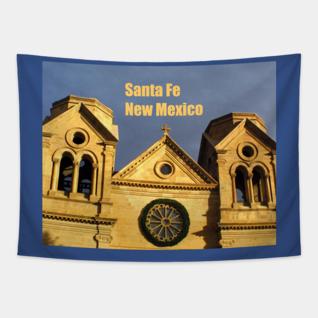 Santa Fe Cathedral Tapestry by Wiley