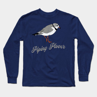 Piping Plover Stroll – Coastal Charm in Every Step Long Sleeve T-Shirt