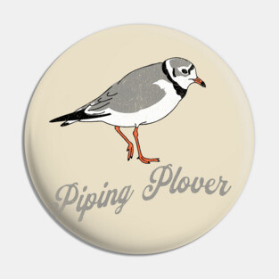 Piping Plover Stroll – Coastal Charm in Every Step Pin