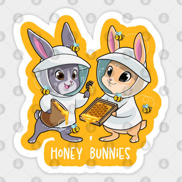 Honey Bunnies Sticker by GoshWow®