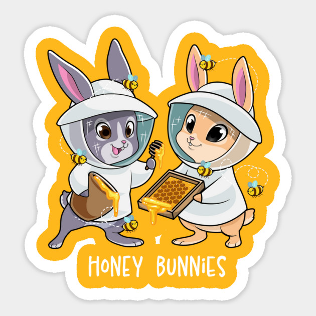 Honey Bunnies Magnet by GoshWow®