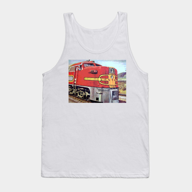 Santa Fe Train Tank Top by Wiley