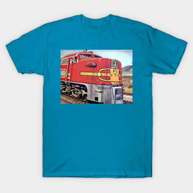 Santa Fe Train T-Shirt by Wiley