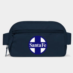 Santa Fe Railroad Logo Blue Bag