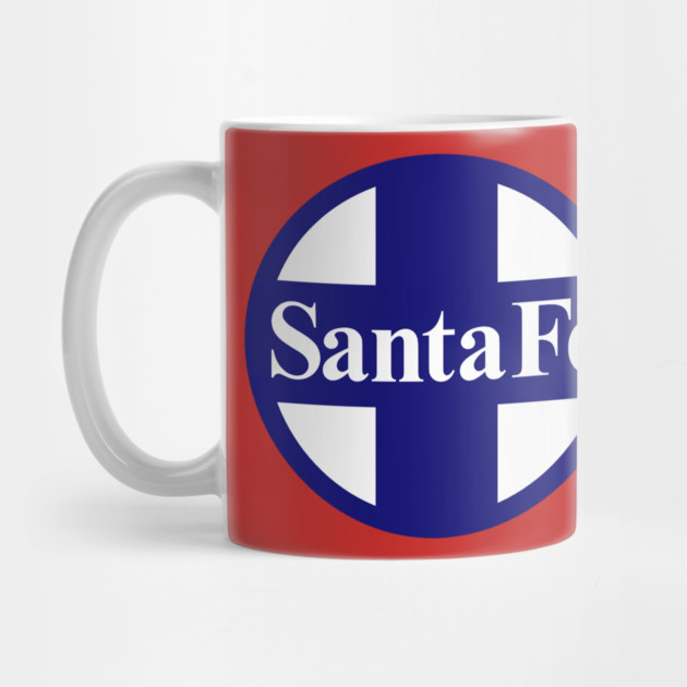 Santa Fe Railroad Logo Blue by Wiley