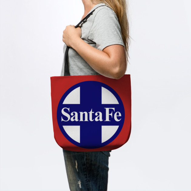 Santa Fe Railroad Logo Blue by Wiley