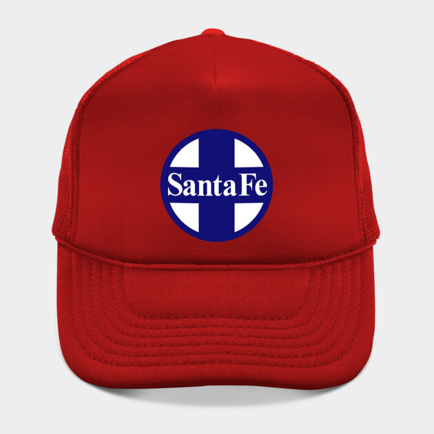 Santa Fe Railroad Logo Blue by Wiley