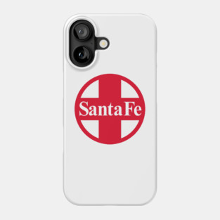 Santa Fe Railroad Logo Red Phone Case