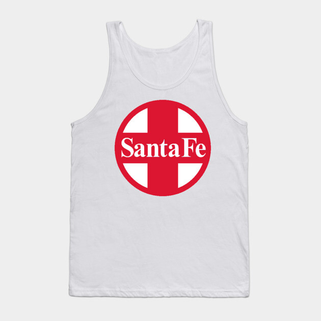Santa Fe Railroad Logo Red Tank Top by Wiley