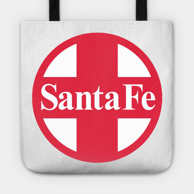 Santa Fe Railroad Logo Red Tote by Wiley