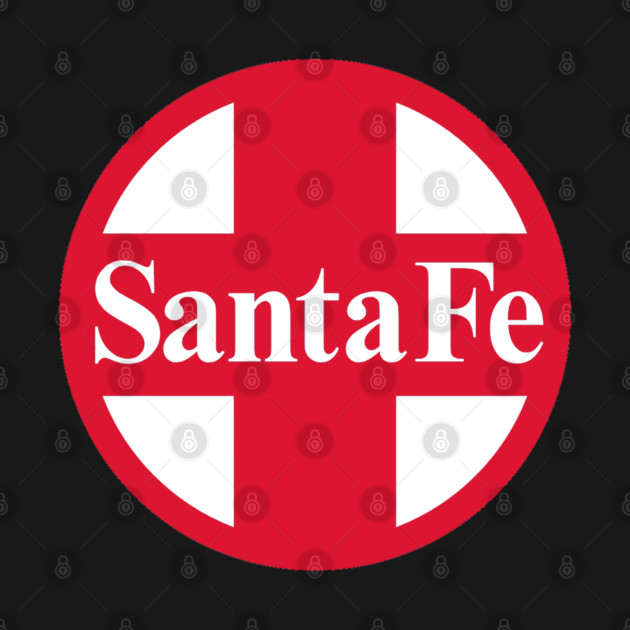 Santa Fe Railroad Logo Red by Wiley