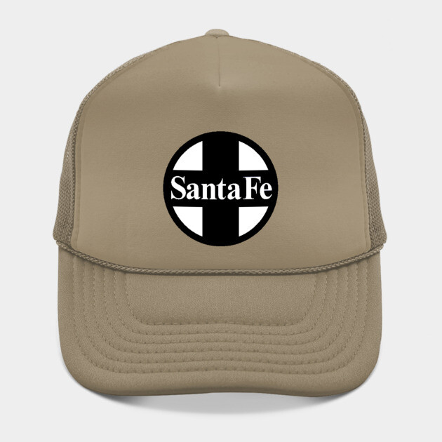 Santa Fe Railroad Logo Black by Wiley